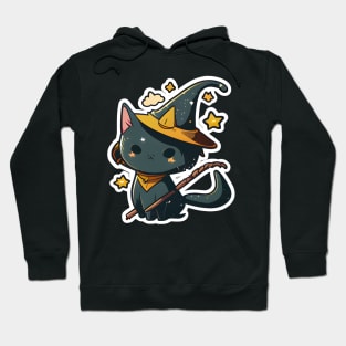 Mystical Black Cat Hoodie